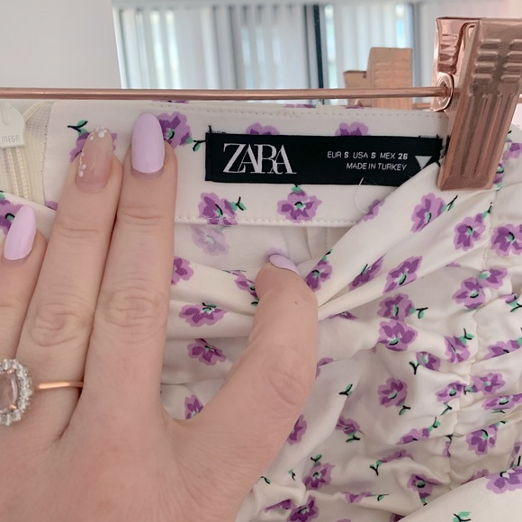 Zara purple floral co ord set - Picture 5 of 5